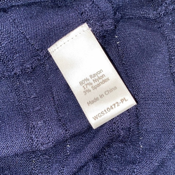 41 Hawthorn navy blue knit sweater size 2X - Picture 7 of 10